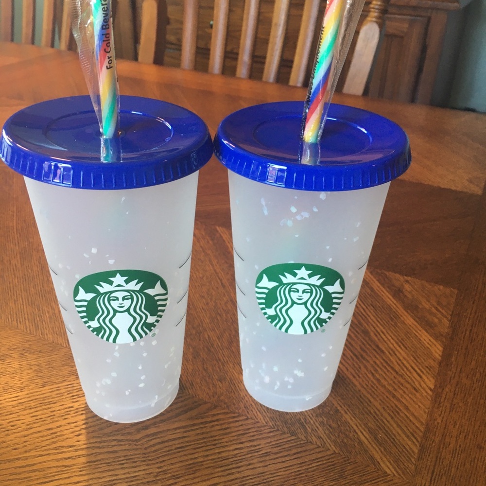 Starbucks 2020 Pride Confetti Cups (set of 2)